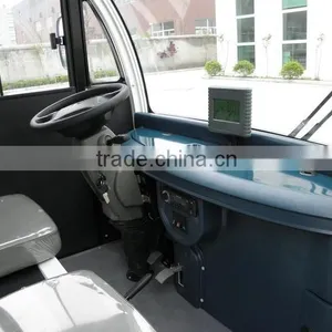 Electric Tourist Shuttle Bus Enclosed With Door for Park thumbnail-5