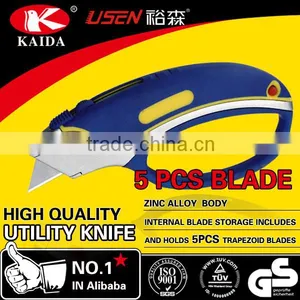 Heavy Duty Wallpaper Tool Knife With 5 PCS Extra Blades thumbnail-1