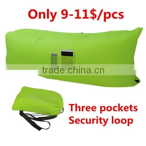 Best Selling Premium Nylon Banana Sleeping Bag Fabric Beach Sofa Sunbathing Fabric Inflatable Air Sofa thumbnail-4