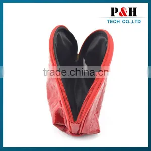 2015 Beauty Fashion PU Zippered Plain Cheap Wholesale Makeup Bags for Cosmetic thumbnail-2