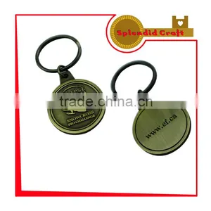 Antique Brass Custom Keychain Souvenir thumbnail-1