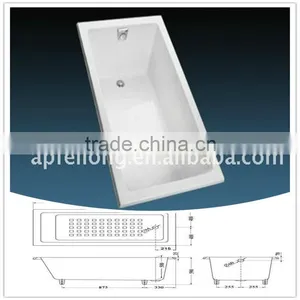 Manufacturer Sell Enamel Durable Cast Iron Bath/burliness Cast Iron Bathtub Manufacture Nh-008/bathtub thumbnail-1