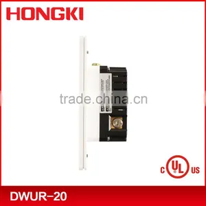 Dual USB Charger 4.0A 5VDC With 20A Duplex Tamper Resistant Receptacle thumbnail-3