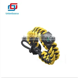 Wholesale High Quality Multi-Color Survival 550 Paracord Bracelet With Logo thumbnail-1