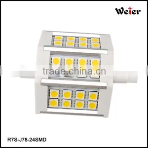 Led Manufactory R7S Led 5050 5W 200degree 85-265V AC 440lm CE RoHS thumbnail-1