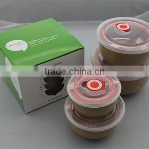 Cute Organic Healthy Rice Husk Noodle or Soup Bowl thumbnail-5