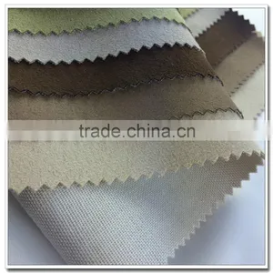 POLY96% SPAN4% Strech Suede Fabric Wholesale for Jacket thumbnail-2