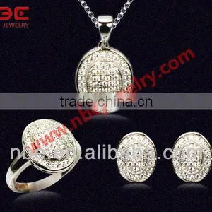Beautiful Micro Pave Setting Silver Jewelery thumbnail-1