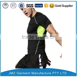 Men Customized Slim Fit Gym t Shirt thumbnail-2