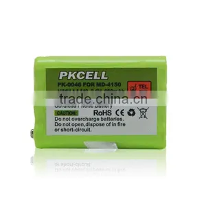 MD-4150 Cordless Phone Battery PK-0046 Ni-MH AAA*3 3.6V Cell Pack 0.6ah thumbnail-1