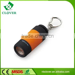 Plastic 0.5W LED USB Rechargeable Pocket Flashlight for Emergency Use thumbnail-1