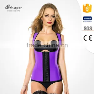 S-SHAPER Wholesale 4 Steel Bones Waist Training Latex Under Bust Corset thumbnail-1