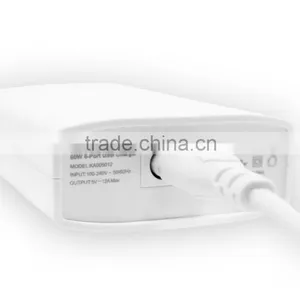 Usb Fast Charging Intelligent Charging IC 12A Muilt 6 Port USB Travel Charge With CE FCC ROHS thumbnail-6