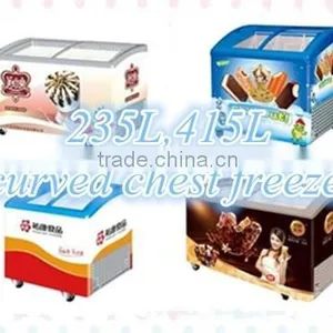 High Quality Freezer Top Sliding Glass Door Display Chest Freezer Freezer thumbnail-1