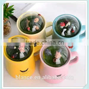 Funny Ceramic Mug With Forest in Lid thumbnail-2