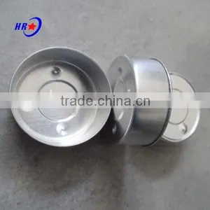 HRX-AL-CUP01 Round Roll Side Aluminum Tealight Candle Cup Holder thumbnail-5
