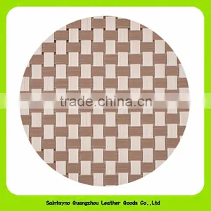 10cm Diameter Round Set of 6 PU Leather Cup Coaster 16028 thumbnail-4