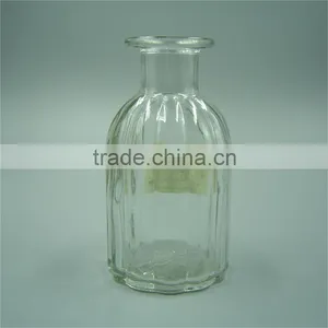 312ml Clear Art Deco Glass Vase/ Potpourri Jar for Wholesale From China thumbnail-2