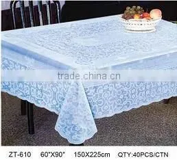 LACE PVC TABLECLOTH ZT-610 60"X90" thumbnail-1
