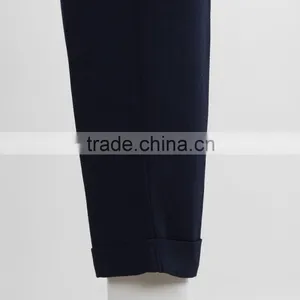 F5S30043 Casual Dark Blue Women Slacks thumbnail-6