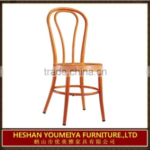 White Bistro Chair for Wedding White Outdoor Wedding Chairs YL1088 thumbnail-3