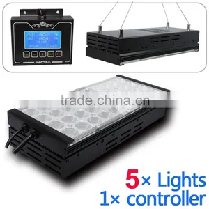 200x3w Programme Auto Dimmable Marine Diy 450W Led Aquarium Light for Coral Reef Used thumbnail-1
