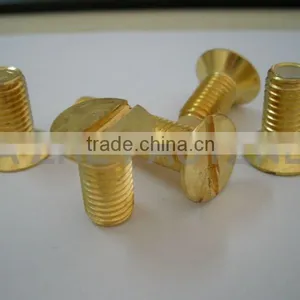 Brass Slotted Flat Countersunk Bolts thumbnail-1