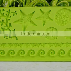 2016 New Products Silicone Lace Mat , Soft Fondant Cake Tools thumbnail-4