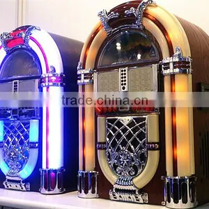 Big Bluetooth Jukebox Speaker With LED Lighting - Wulitzer Style thumbnail-1