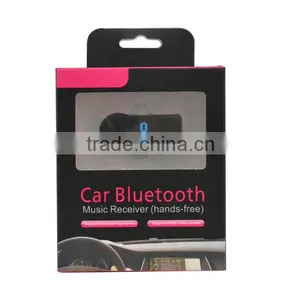 Mini Portable 3.5mm Jack Bluetooth Car Kit, Car Stereo Bluetooth Kit Bluetooth Receiver With Microphone-RBT30 thumbnail-4