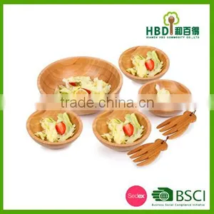 Hot New Products for 2016 Vegetable Bamboo Salad Bowl, Wood Bamboo Salad Bowl,kitchen Salad Bowl Wholesale thumbnail-1