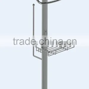 Tension Corner Pole Caddy and Shower Caddy thumbnail-1