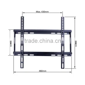 Upscale Cheap Universal Steel Fixed Lcd Led Plasma Flat Panel tv Moun for 26"- 55" Screens Vesa 400*400 up to 50kg Load Capacity thumbnail-6