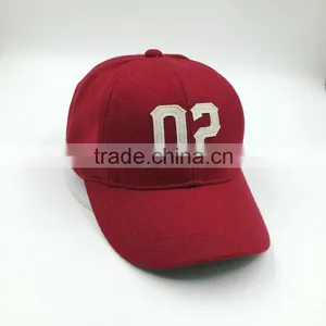 Custom Design 8 Panel Wool Blend Baseball Cap thumbnail-3