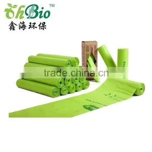 EN13432 Biodegradable Cornstarch Plastic EN13432 ASTMD 6400 Biodegradable Trash Bags thumbnail-5