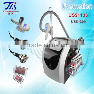 50 / 60Hz Supersonic Cryolipolysis Slimming Machine Lipolaser Cavitation Rf Cellulite Reduction thumbnail-1