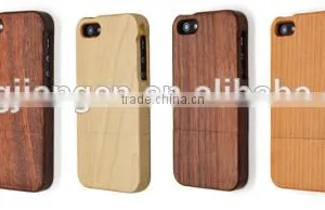 MOBILE PHONE CASE CUSTOMIZED in Natural Solid Wood Finish thumbnail-2