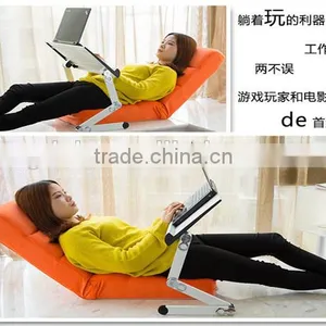Adjust in Height Angle Portable Folding Bedroom Table Set thumbnail-1