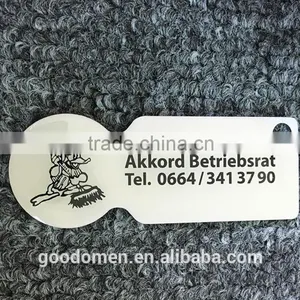 Promotional Reusable Shopping Trolley Cart Coin 1 Euro Coin Trolley Coin thumbnail-1
