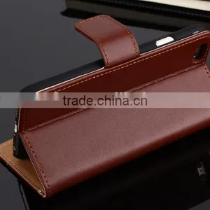 Geniue Leather Wallet Phone Case Stand for IPhone 6 thumbnail-3