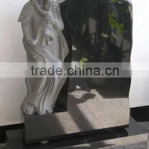 European Style White Marble Tombstone HT-S-MB107 thumbnail-1