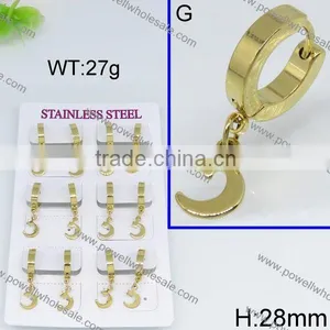 Wholesale Latest Gold Plated Pendant Earring for Women thumbnail-3