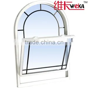 PVC Modern America Double Glazed Garden Pvc Arch Shaped Windows thumbnail-1