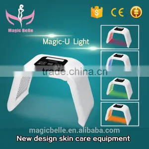 Korea Professional Red /blue/yellow/green Light Facial Skin Therapy Machine/Acne Removal Photo Light Therapy Machine With CE thumbnail-1