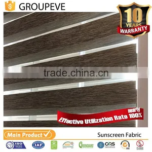 Valance Curtains Double Layer Roller Blind Cortinas Roller Zebra Fabric thumbnail-2