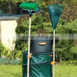 Plastic Rolling Garden Leaf Bag Cart thumbnail-4
