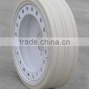China Wholesale JIG Genie Boom Scissor Lift Tire 16x5x12 Solid Tires 406x125 thumbnail-4