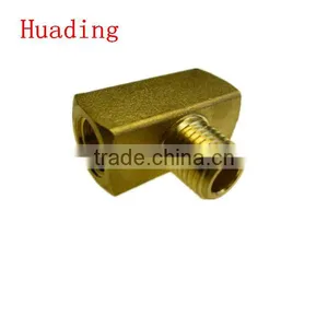 NPT, BSP Pneumatic Brass T-type Fiitting,t Type Forged Fitting ,t Type Fitting thumbnail-1