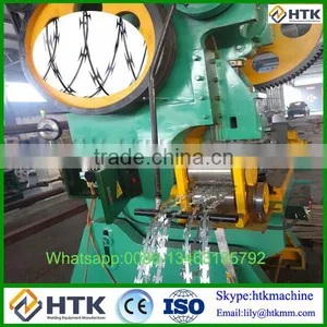 40t Press Razor Puching Machine, Full Line Razor Barbed Wire Making Machine Big Factory Passed SGS ISO thumbnail-5