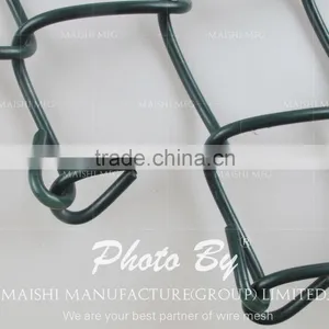 Green PVC Coated Fencing Chain Link thumbnail-3